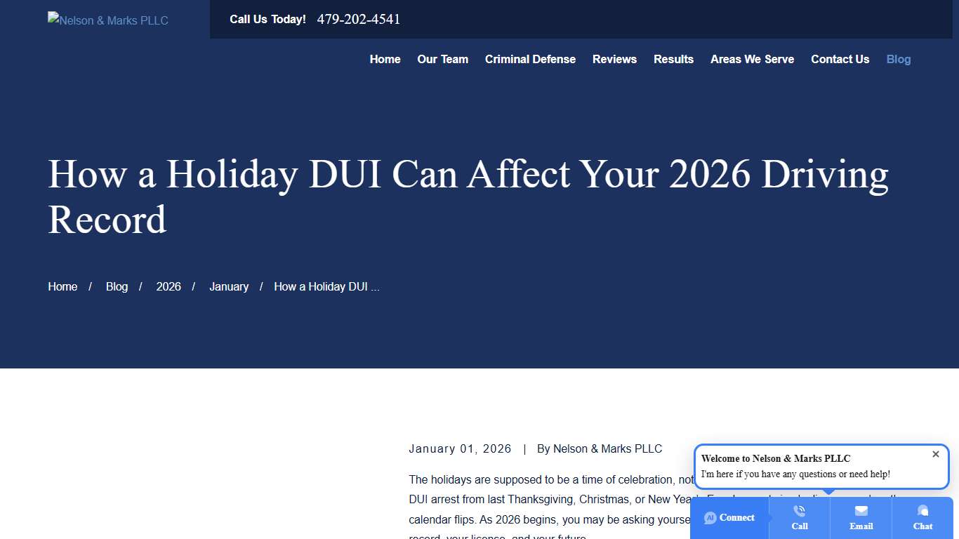 How a Holiday DUI Can Affect Your 2026 Driving Record